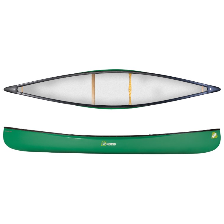 Silverbirch Canoes Firefly 14 Solo Duracore Plus - Forest Green - Kneeling Thwart