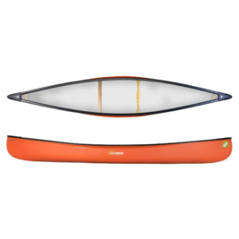 Silverbirch Canoes Firefly 14 Solo Duralite - Burnt Orange - Kneeling Thwart 