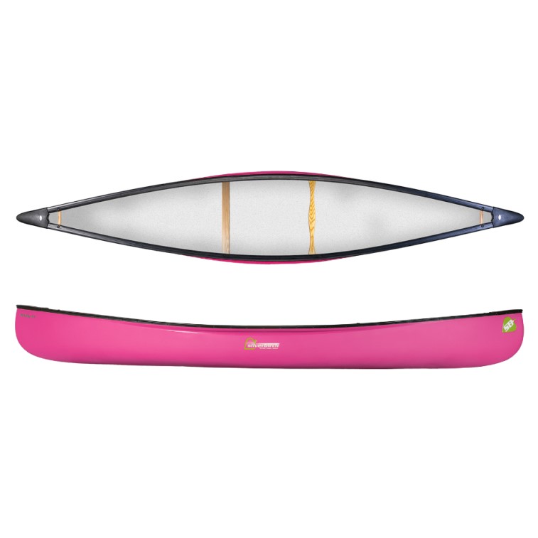 Silverbirch Canoes Firefly 14 Solo Duralite - Candy Pink - Kneeling Thwart