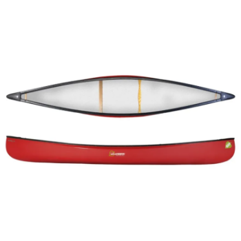 Silverbirch Canoes Firefly 14 Solo Duralite - Firebrick Red - Kneeling Thwart 