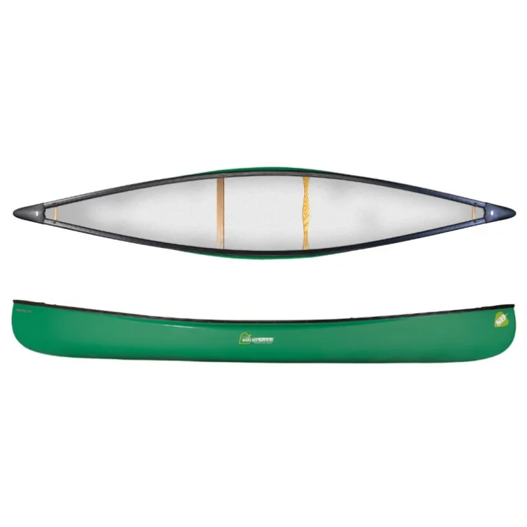 Silverbirch Canoes Firefly 14 Solo Duralite - Forest Green - Kneeling Thwart 