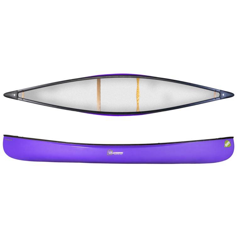 Silverbirch Canoes Firefly 14 Solo Duralite - Purple - Kneeling Thwart 