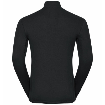 Odlo Men's ACTIVE WARM ECO Half-Zip Turtleneck Baselayer Top