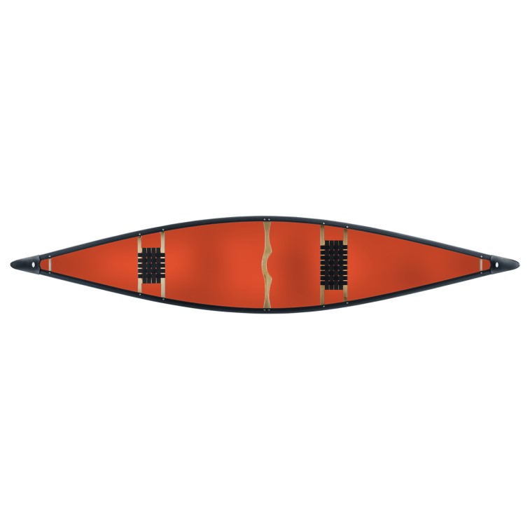 Silverbirch Canoes Custom Internal Colours - Burnt Orange 