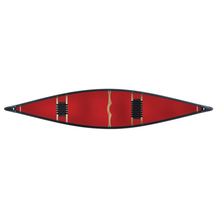 Silverbirch Canoes Custom Internal Colours - Firebrick Red