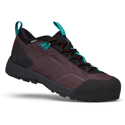 Black Diamond Women's Mission Leather Low WP Approach Shoes in Mulberry Black
