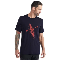 Icebreaker Men's Merino Tech Lite II Short Sleeve T-Shirt Nature Touring Club