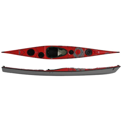 P & H Aries 155 - Performance Diolen - Red Metal Flak Deck / Grey Hull 