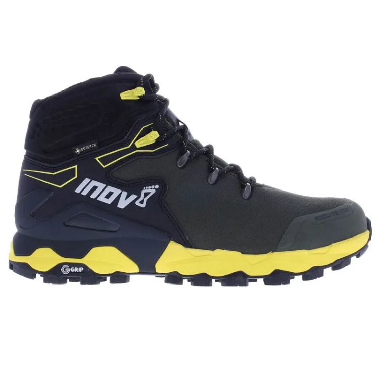 INOV8 Roclite Pro G 400 GTX V2 Men's in Olive / Black / Yellow