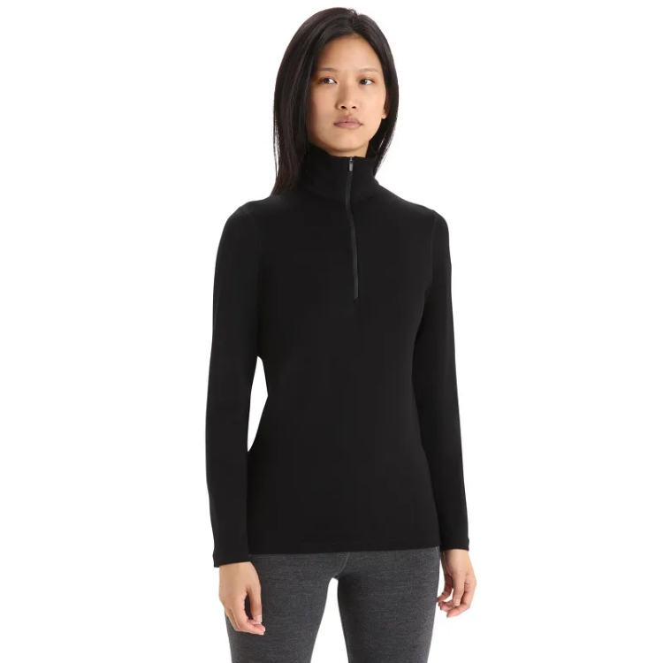 Icebreaker Women's Merino 260 Tech Long Sleeve Half Zip Thermal Top