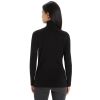 Icebreaker Women's Merino 260 Tech Long Sleeve Half Zip Thermal Top in Black