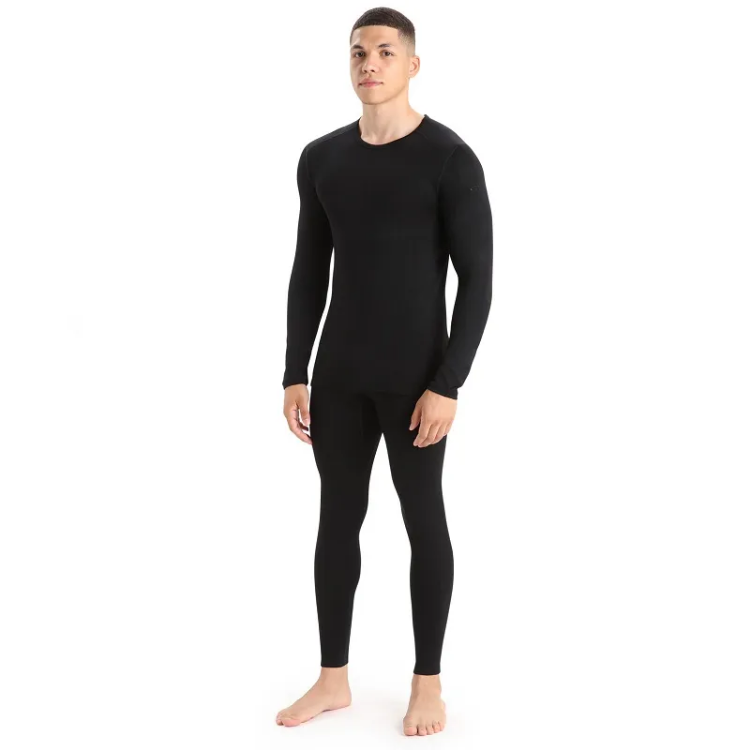 Icebreaker Men's Merino 260 Tech Thermal Leggings with Fly in Black