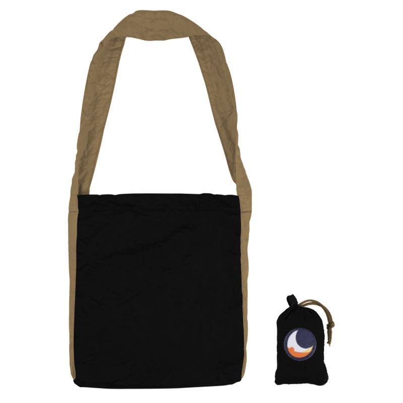 Ticket To The Moon Eco Bag Small Black Brown