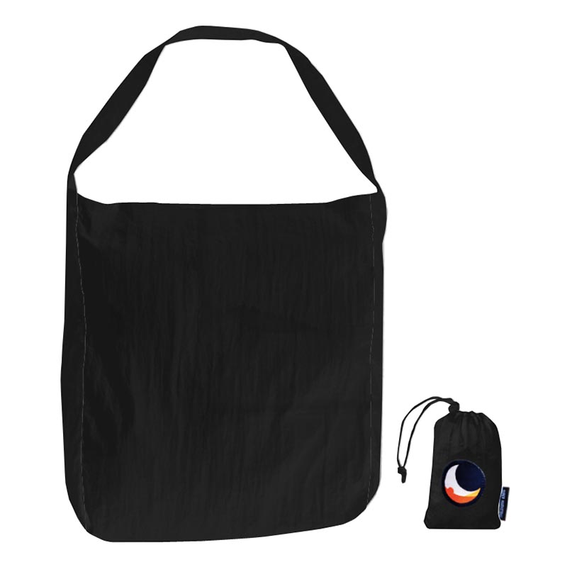 Ticket To The Moon Eco Bag Large Black Black