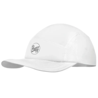 Buff 5 Panel Go Cap - Solid White