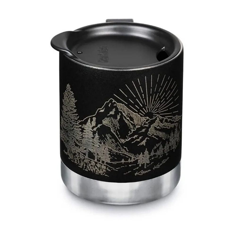 Klean Kanteen Vacuum Insulated Camp Mug in Black - Mountain Design