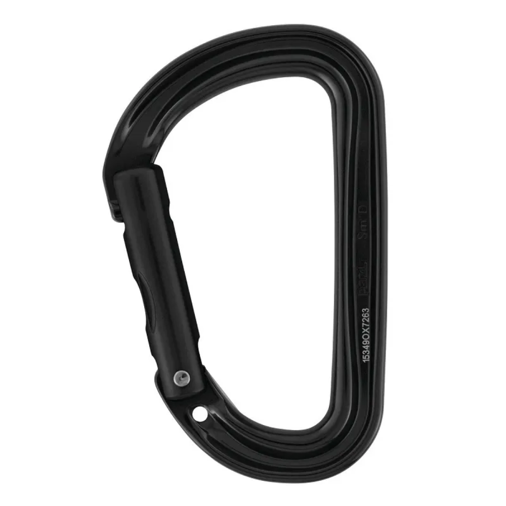 Petzl Sm'D in Black Snapgate