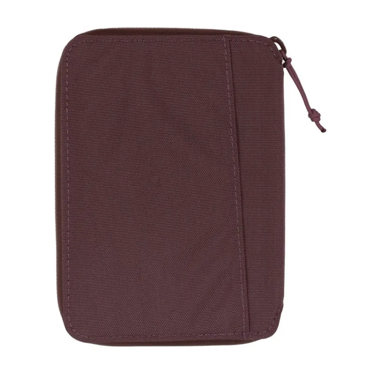 Lifeventure RFiD Mini Travel Wallet in Plum