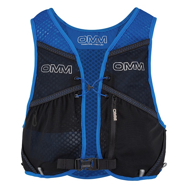 OMM Ltd TrailFire Vest 2 x 350ml Flexi Flask in Medium Blue