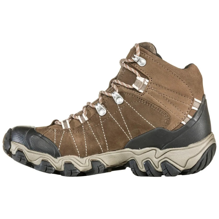 Oboz Women's Bridger Mid Bdry - Wide - Walnut