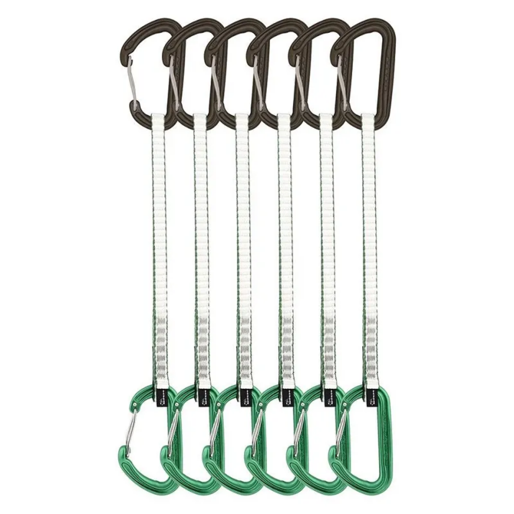 DMM Spectre Quickdraw - 6 Pack in 25cm Matt Grey / Green