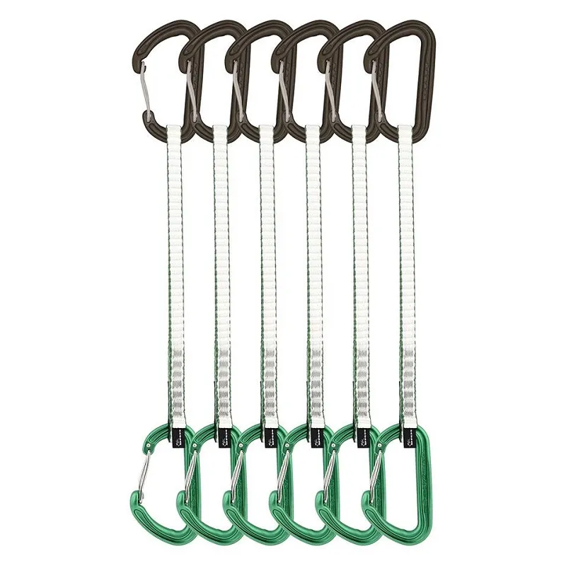 DMM Spectre Quickdraw - 6 Pack in 25cm Matt Grey / Green