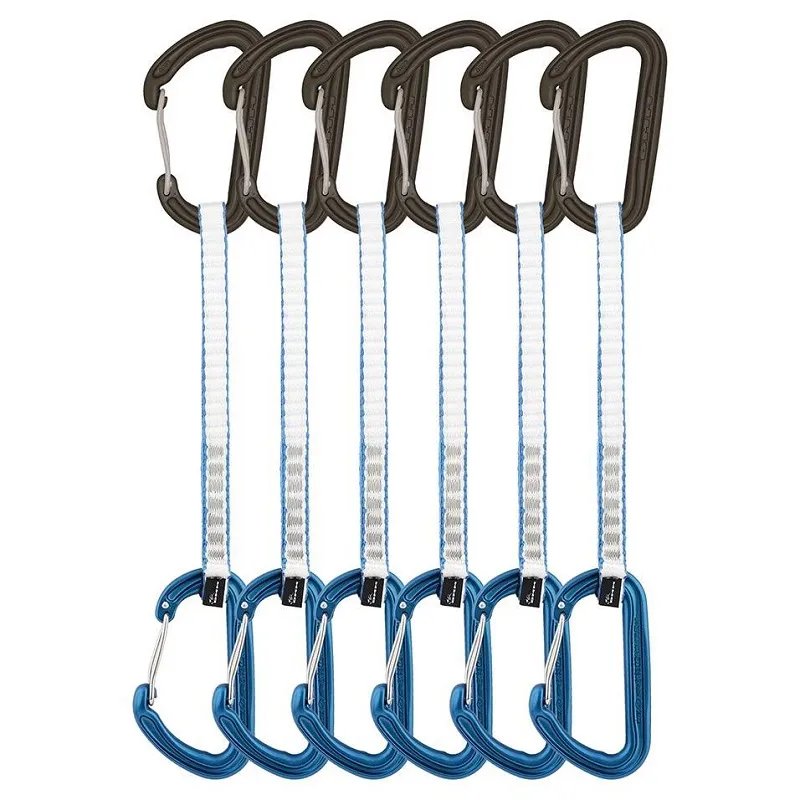DMM Spectre Quickdraw - 6 Pack in 18cm Matt Grey / Blue