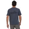 Patagonia Men's Capilene Cool Daily Graphic Shirt '73 Skyline in Smoulder Blue X-Dye