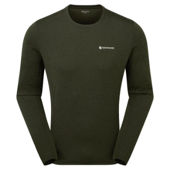 Montane Men's Dart Long Sleeve T-Shirt in Oak Green