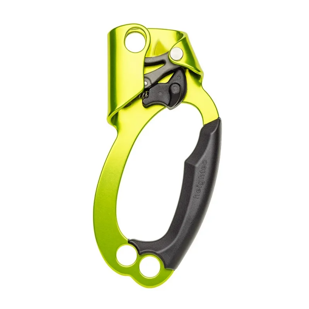 Heightec Pulsar Ascender in Right Hand Green
