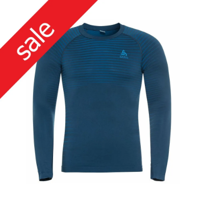 Odlo Men's PERFORMANCE LIGHT Long-Sleeve Base Layer Top - sale