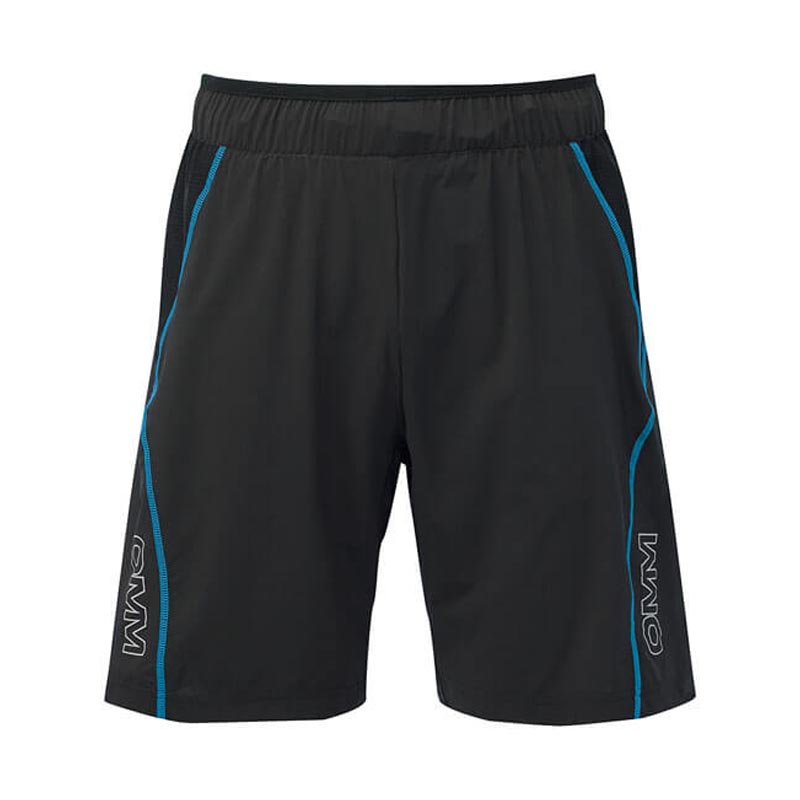 OMM Ltd Pace Shorts in Black/Blue