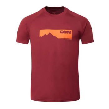 OMM Ltd Bearing Tee S/S in Red