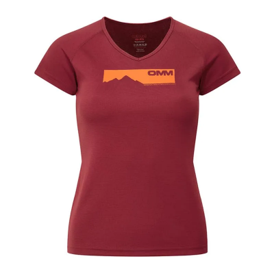 OMM Ltd Bearing Tee S/S Women's in Red OMM Ltd Bearing Tee S/S Women's in Red