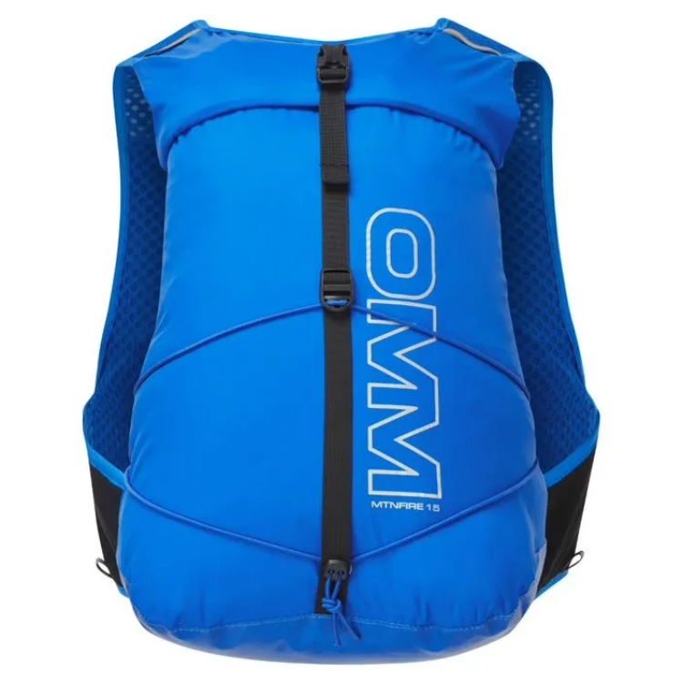 OMM Ltd MountainFire 15 Vest 2 x 350ml Flexi Flask in Blue