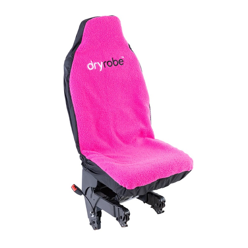 Dryrobe Car Seat Cover in Single Black / Pink