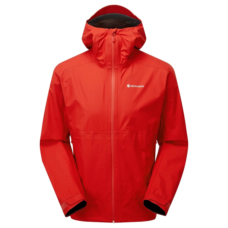 Montane Men's Spirit Lite Waterproof Jacket in Adrenaline Red
