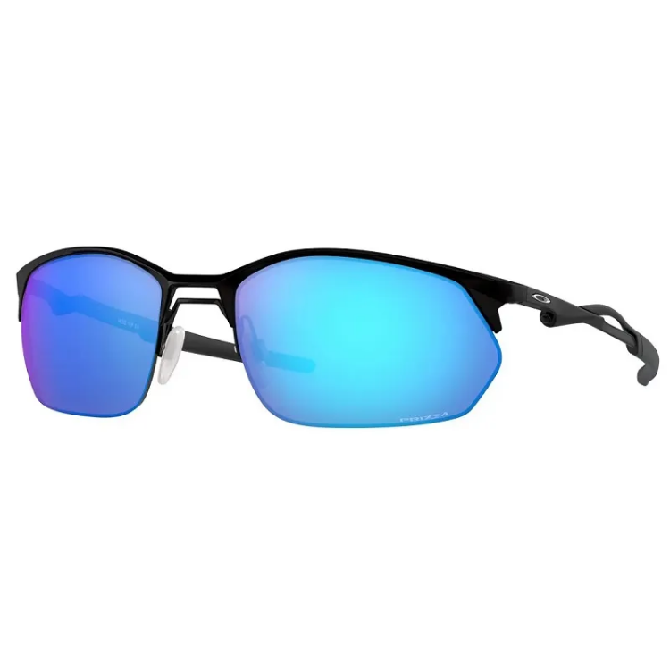 Oakley Wire Tap 2.0 in Satin Black / Prizm Sapphire