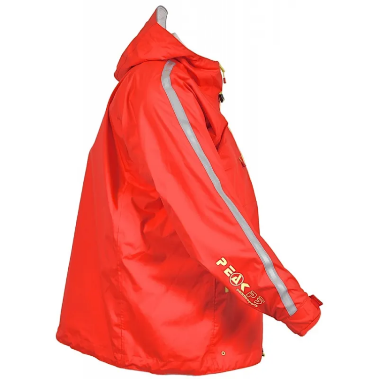 Peak PS Ocean Bothy Jacket in Red / Lime