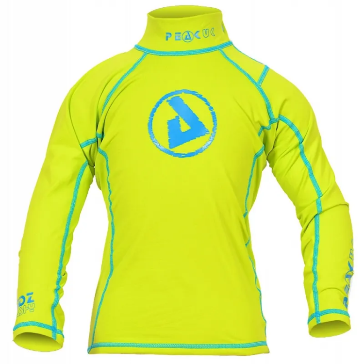 Peak PS Kidz Thermal Rashy Long in Lime / Blue