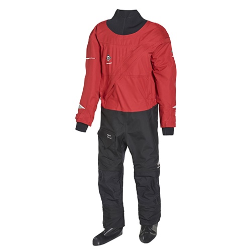 Crewsaver Atacama Junior Drysuit in Red / Black