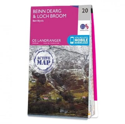 Ordnance Survey Landranger 1:50 000 Laminated