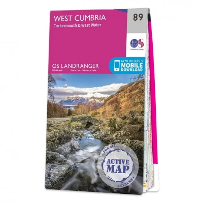 Ordnance Survey Landranger 1:50 000 Laminated
