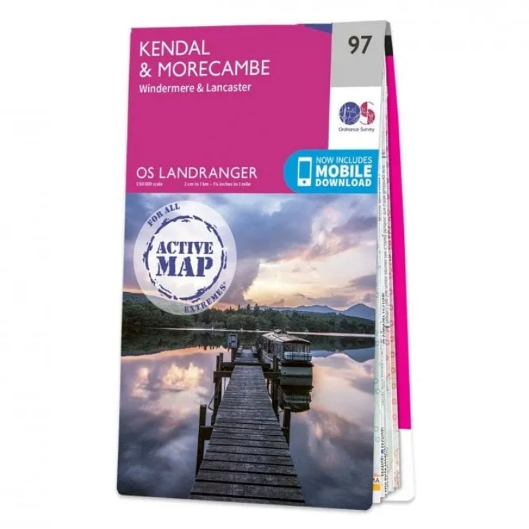 Ordnance Survey Landranger 1:50 000 Laminated