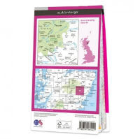 Ordnance Survey Landranger 1:50 000 Laminated 44 - Ballater & G.Clova