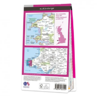 Ordnance Survey Landranger 1:50 000 Laminated 157 - St David's & Haverfordwest