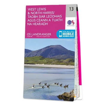 Ordnance Survey Landranger 1:50 000 - 13 - West Lewis & North Harris