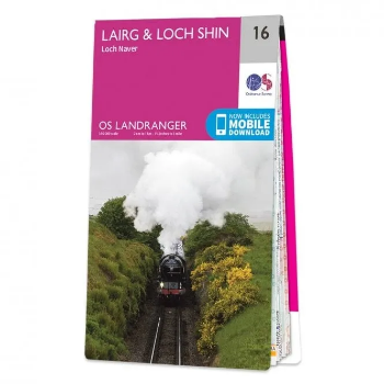 Ordnance Survey Landranger 1:50 000 - 16 - Lairg & Loch Shin