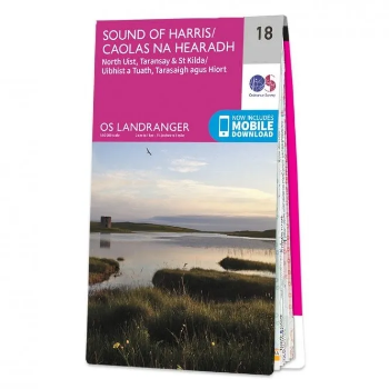 Ordnance Survey Landranger 1:50 000 - 18 - Sound of Harris St.Kilda