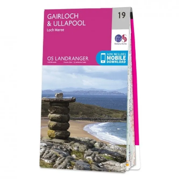 Ordnance Survey Landranger 1:50 000 - 19 - Gairloch & Ullapool